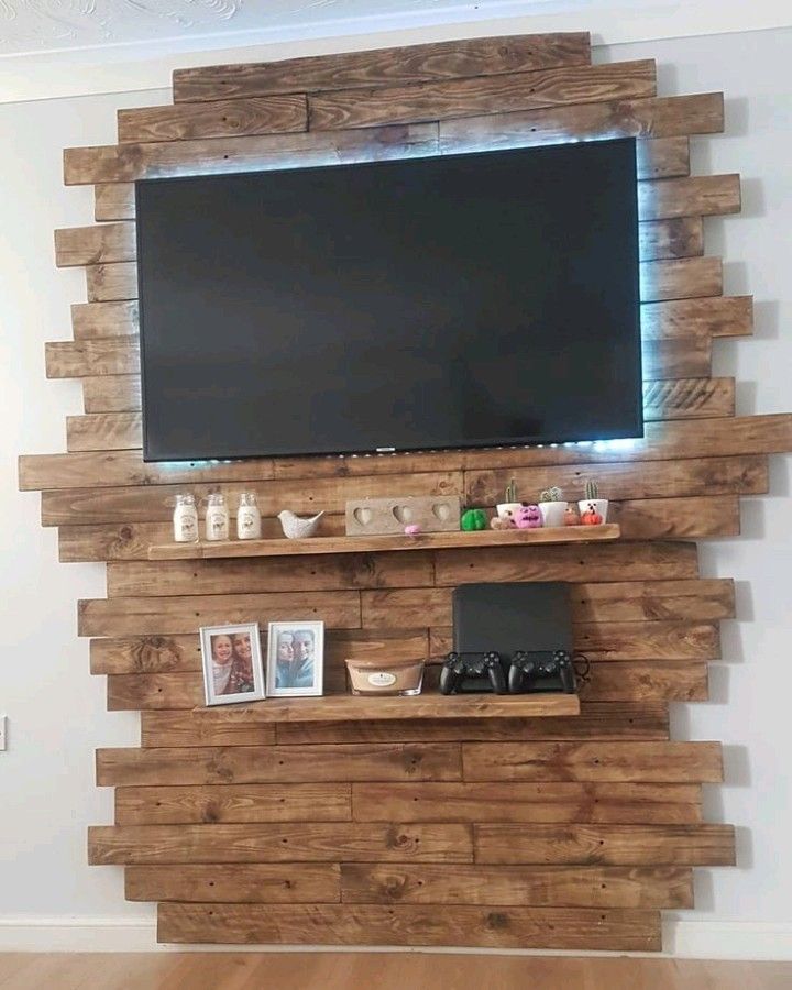 Fabriquer une paroi TV avec palette étape par étape