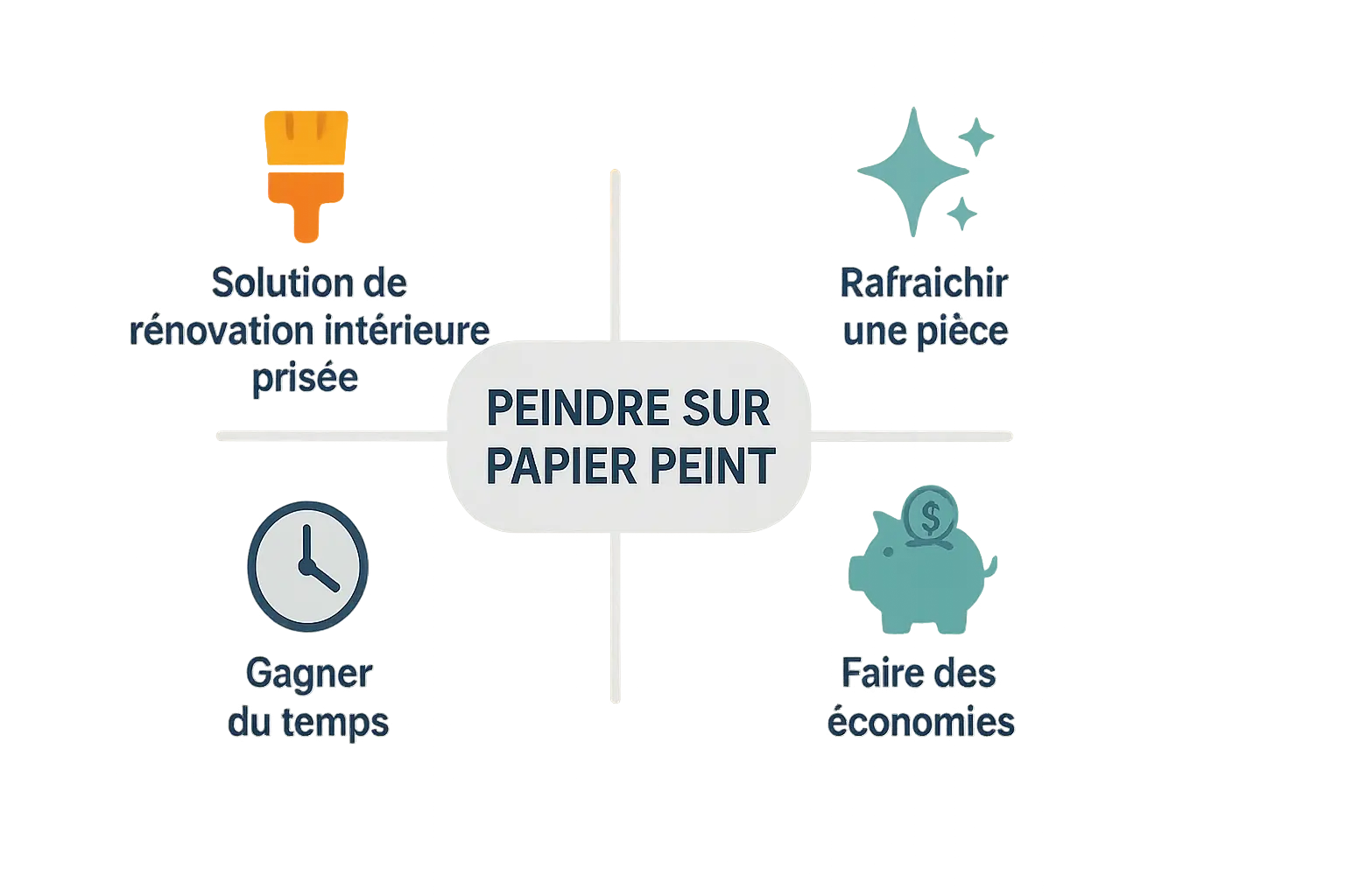 Rafraîchir un papier peint vieillissant en le peignant