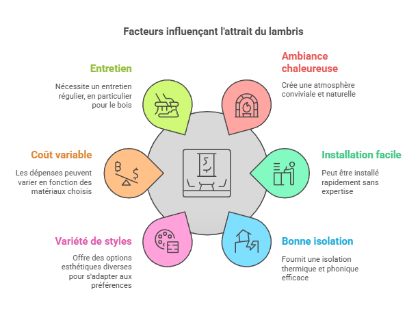Les atouts du lambri vs conteplaque