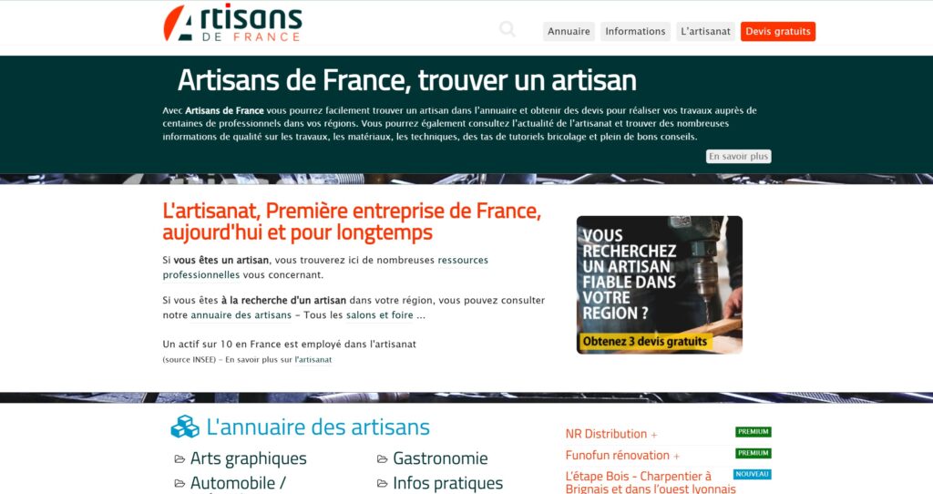 Artisanat-de-france.fr