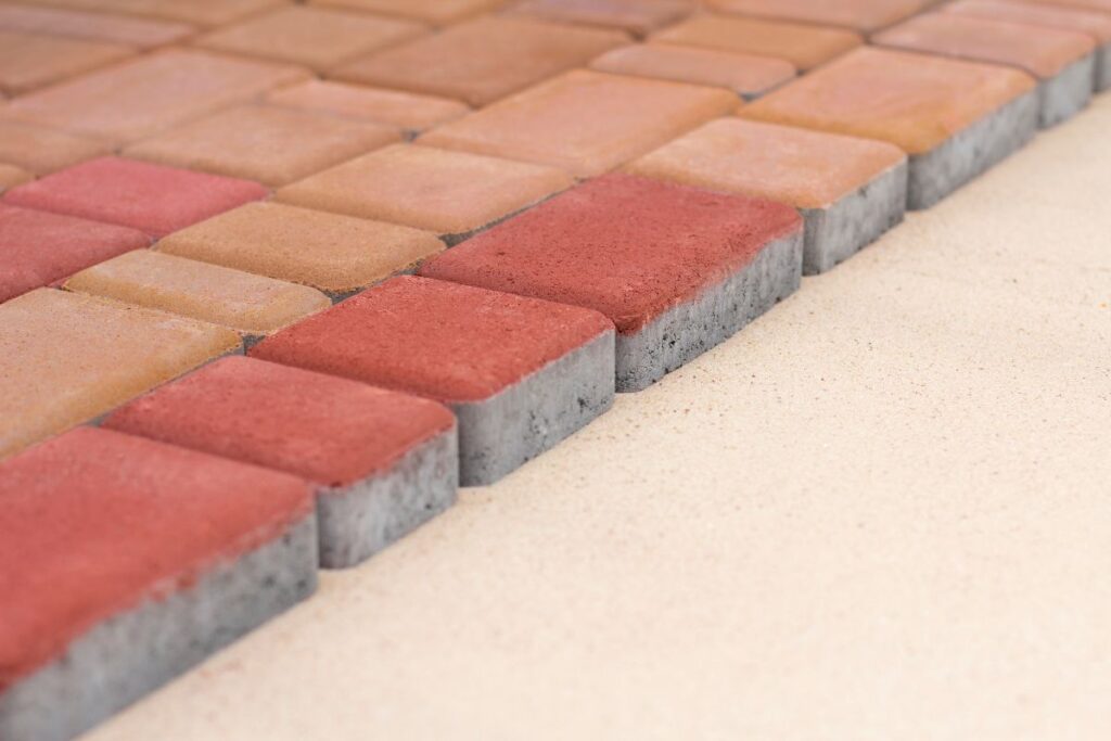 Dalles sur lit de sable qui bougent