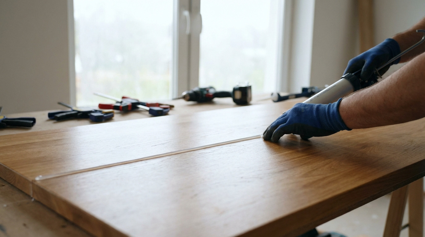 comment assembler deux plans de travail ?