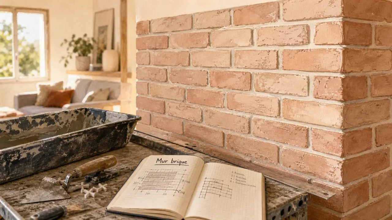 Rouge, grise ou sable rosé : quelle brique pour mur intérieur choisir sans se tromper ?