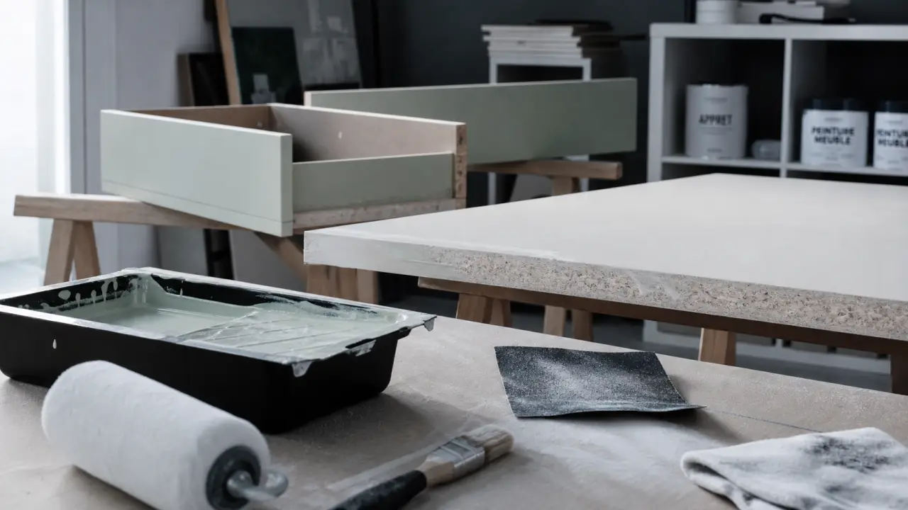Peindre un meuble IKEA sans erreur : mélaminé, sous-couche et 30 jours de durcissement