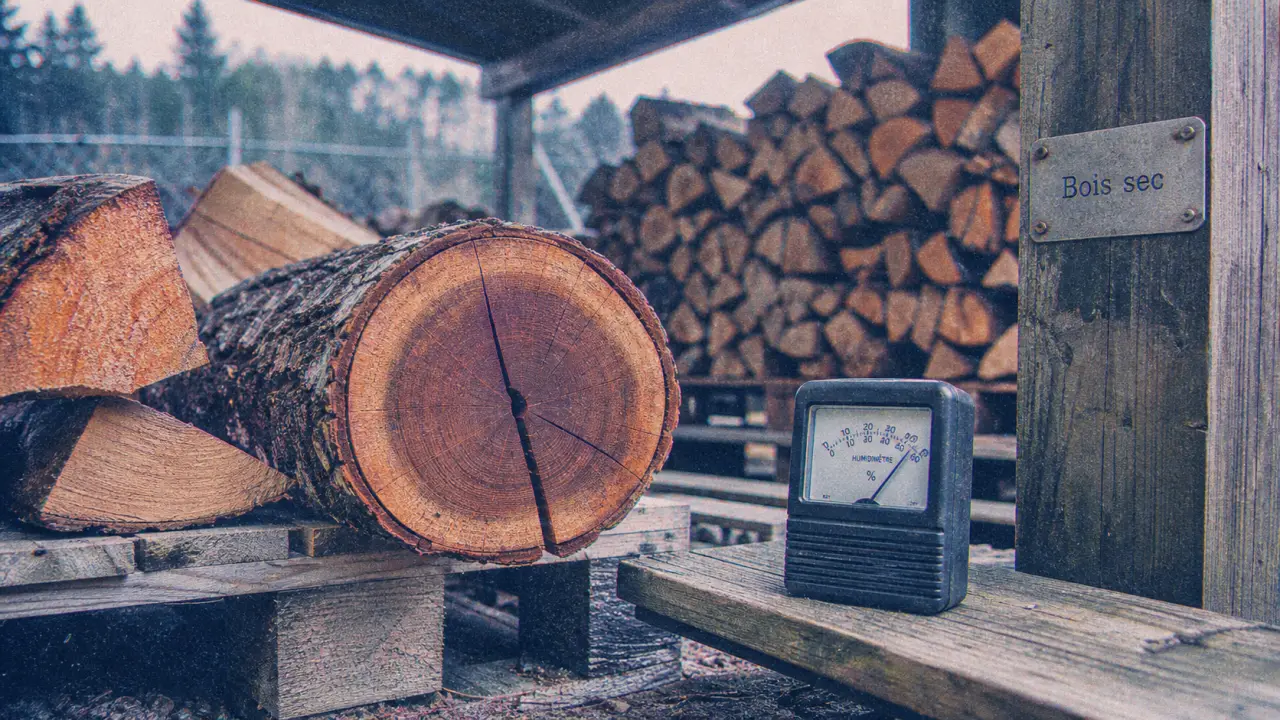 Bois de chauffage : 20 % d’humidité ou moins, 1 à 3 ans de séchage et les erreurs qui font fumer
