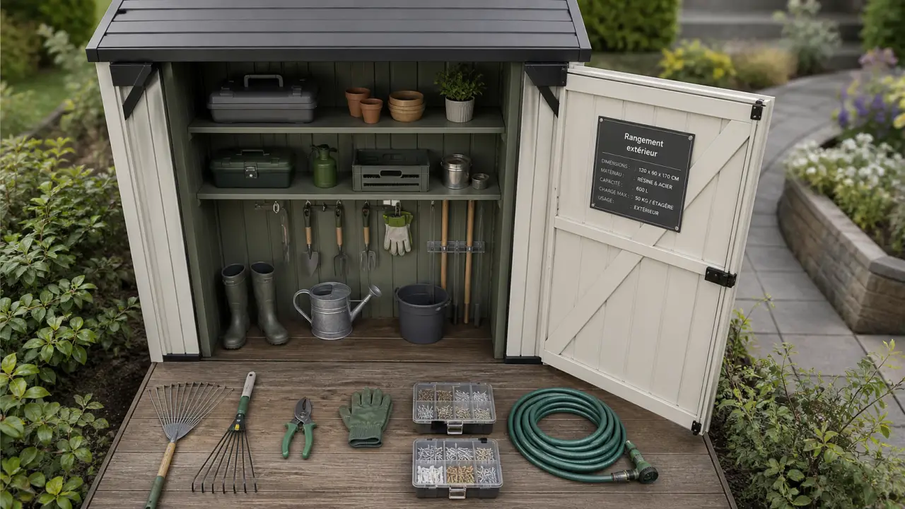 Bois, métal ou résine : quelle cabane à outil de jardin choisir selon votre espace ?