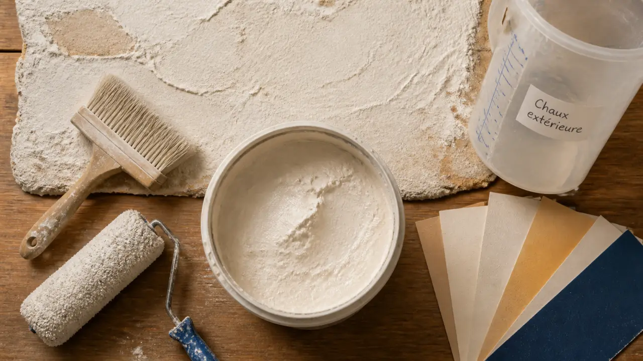 Peinture à la chaux extérieure : supports, application et secrets d’une façade respirante