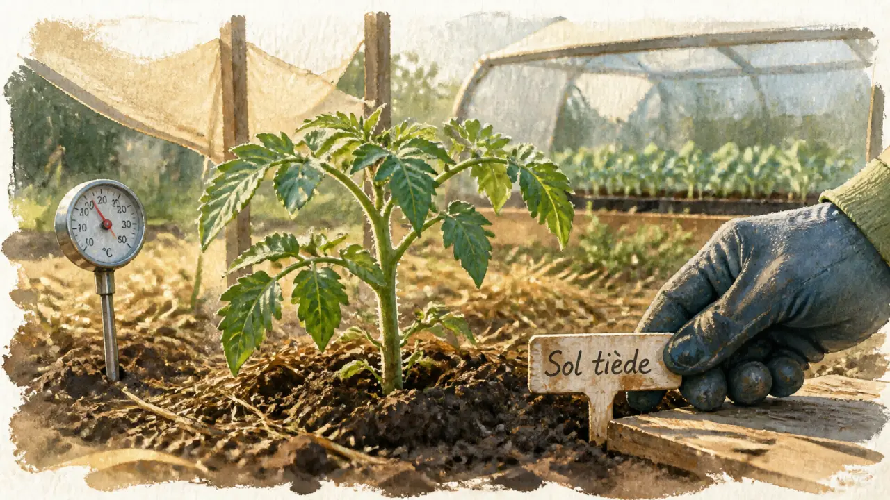 Quand planter ses tomates : sol à 15 °C