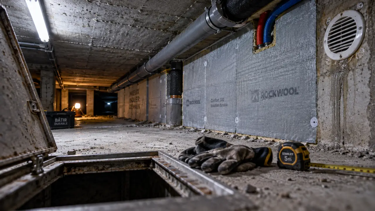 Isolation vide sanitaire : isolant sous dalle, ventilation, lutte humidité